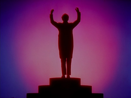 Rotoscoped silhouette of Leopold Stokowski from Fantasia (1940)