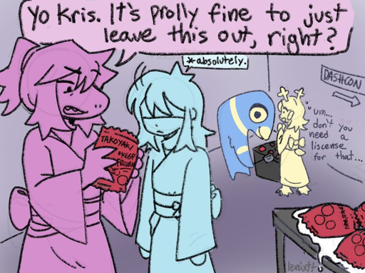Deltarune Cafe incident
